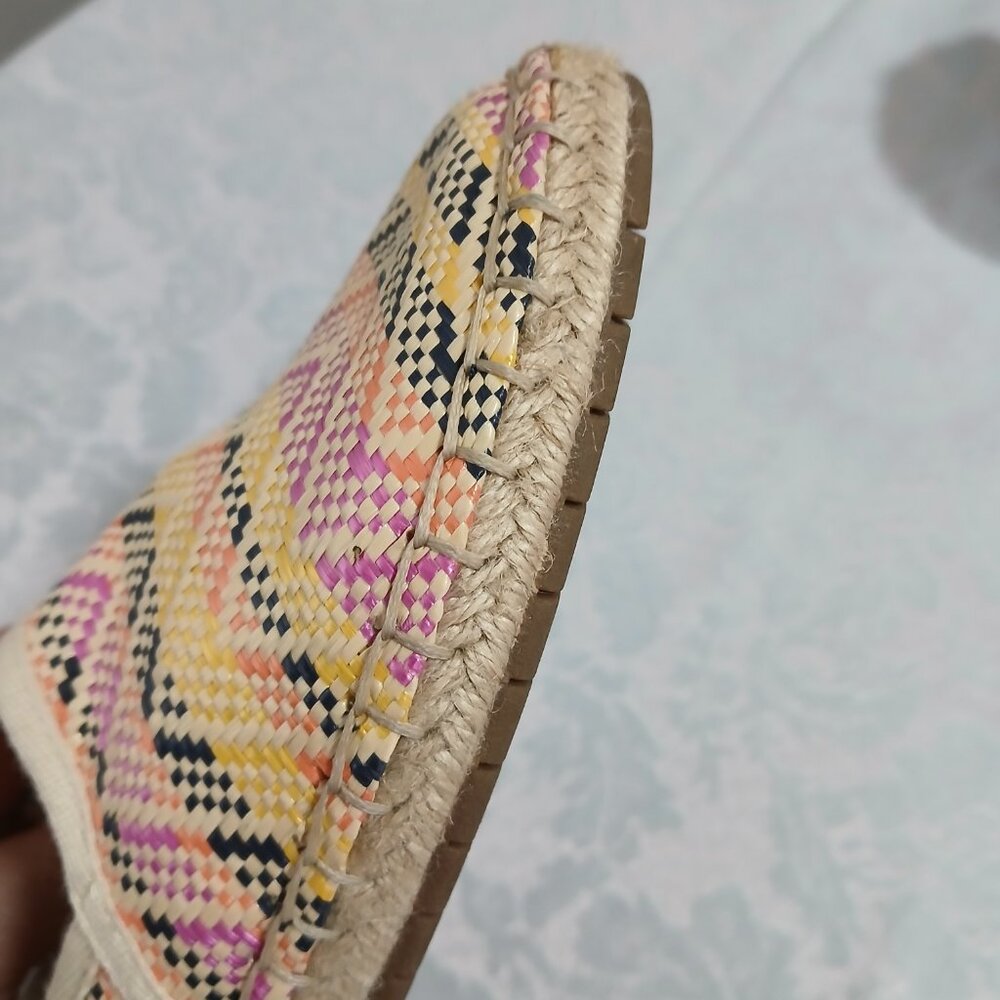 Charter Club Joeey Multicolored Espadrille Flat Size 8M - Picture 3 of 8